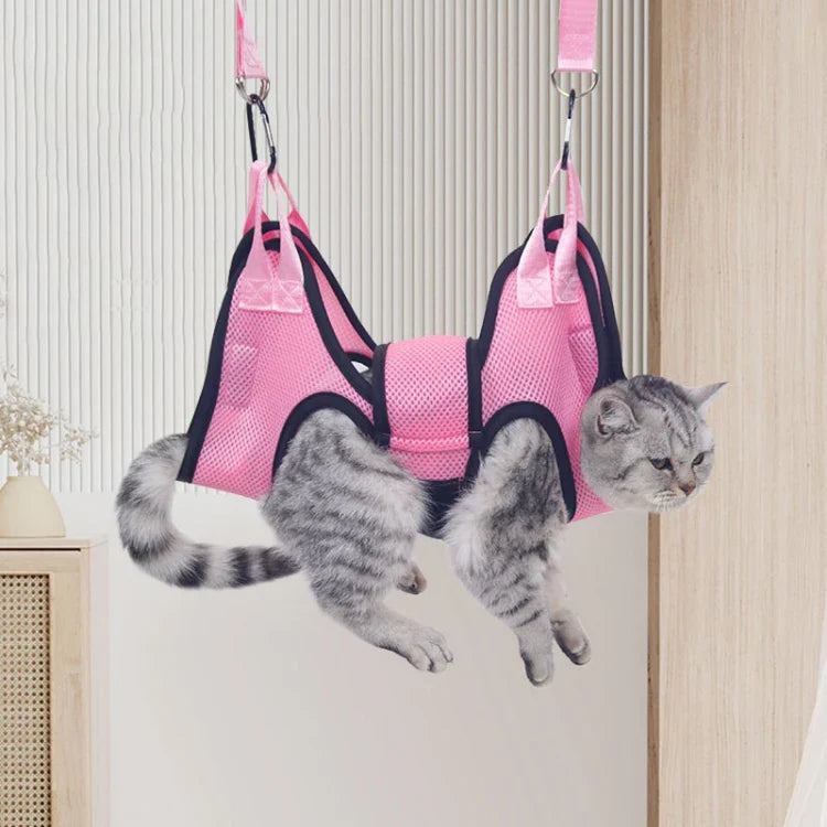 Harnais Hamac de Toilettage pour Chat & Petit Chien