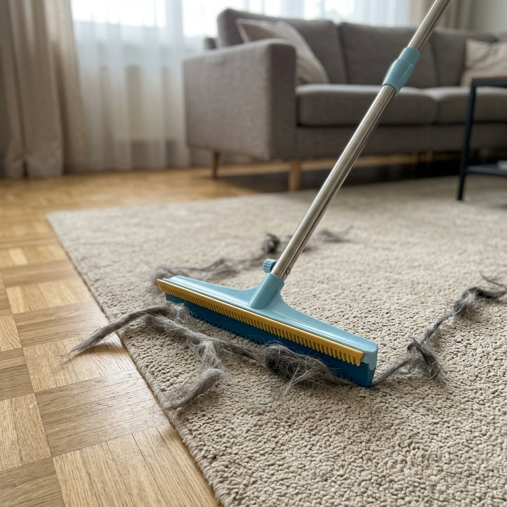 Brosse Anti-Poils Réutilisable pour Chat — Canapé, Vêtements & Sols