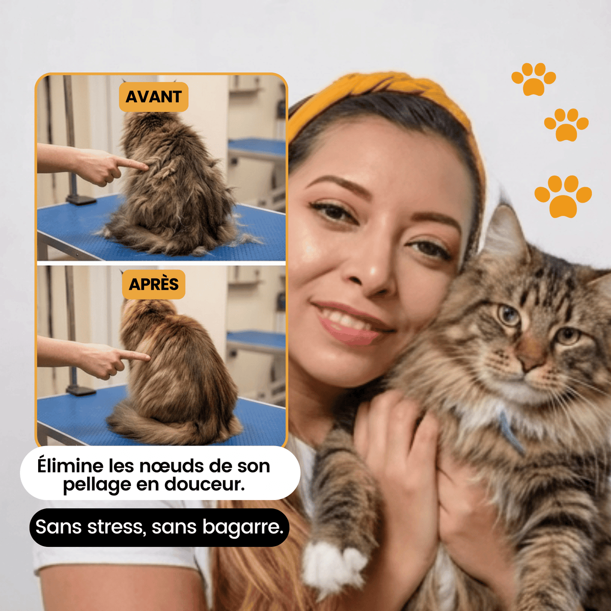 Tondeuse de toilettage GrosMatou — Douceur & Sécurité