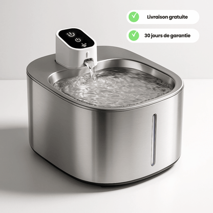 Fontaine Sans Fil 4L Acier Inox Premium